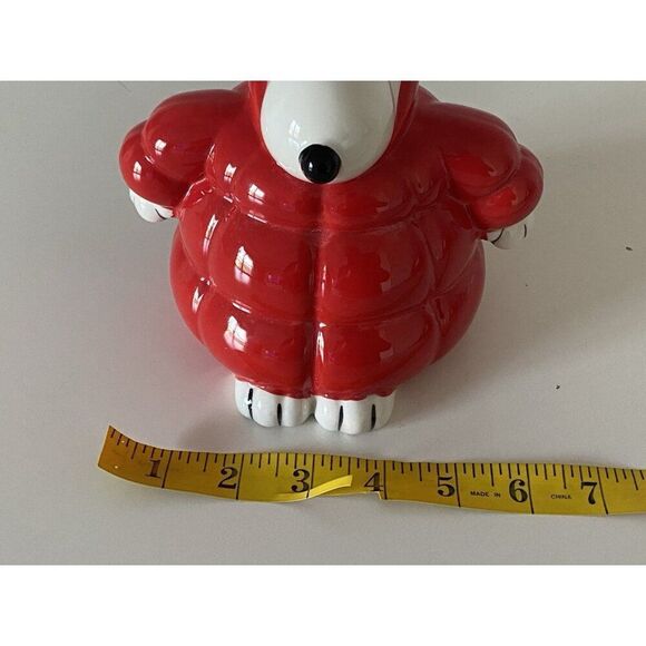 Peanuts Snoopy Soap Lotion Dispenser Red Quilted Puffer Puffy Jacket NEW